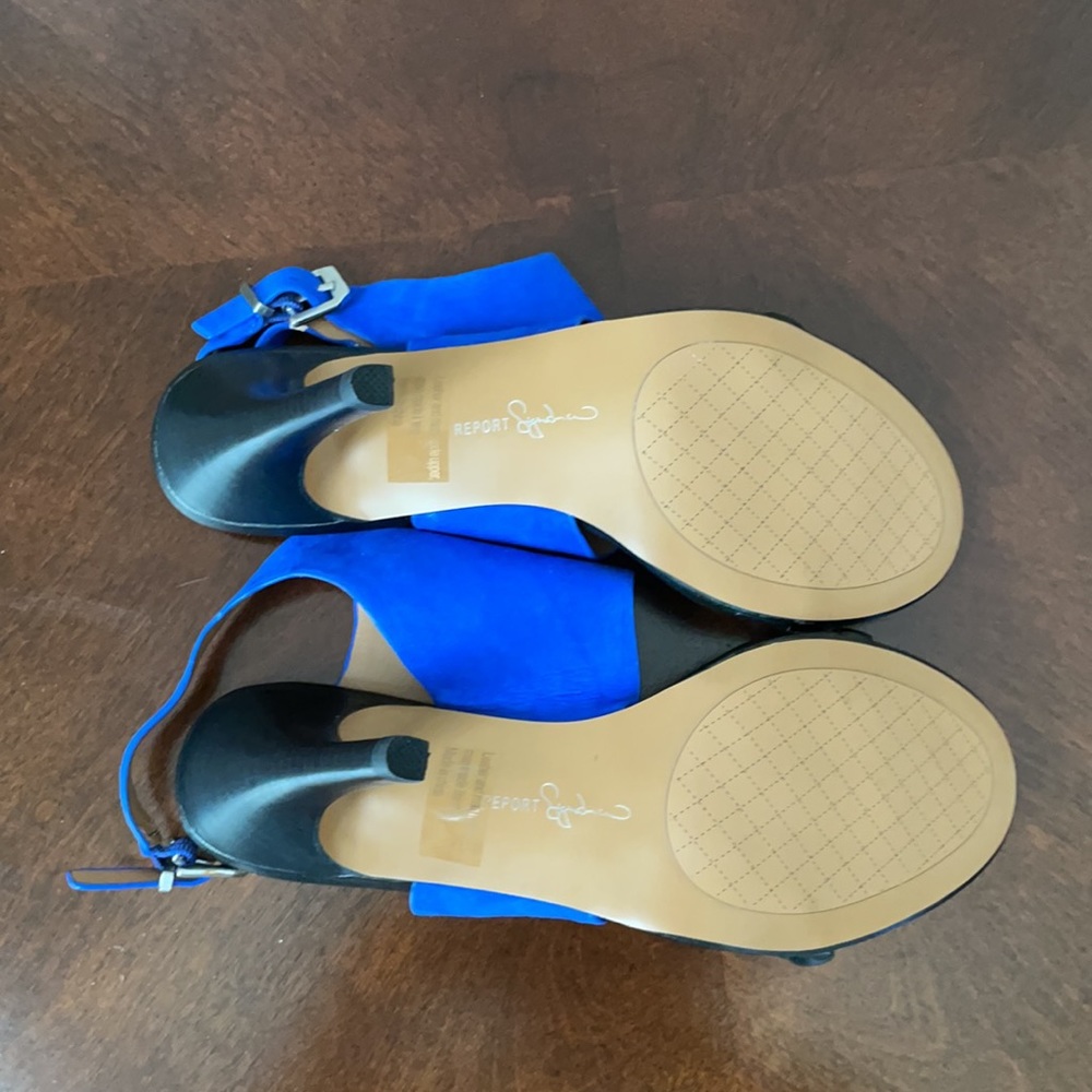 Black and blue slingback - Picture 4 of 5